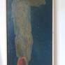 Sleeping man, composition, self portrait, oil canvas...