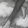 composition, boy on clauds, the dreamer, drawing...