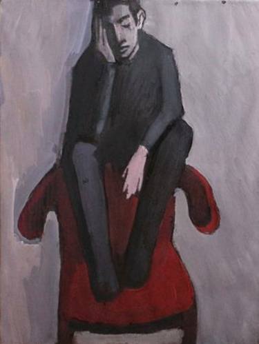 Original Abstract Portrait Paintings by Prisac Nicolae