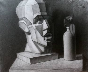 Original Still Life Drawings by Prisac Nicolae