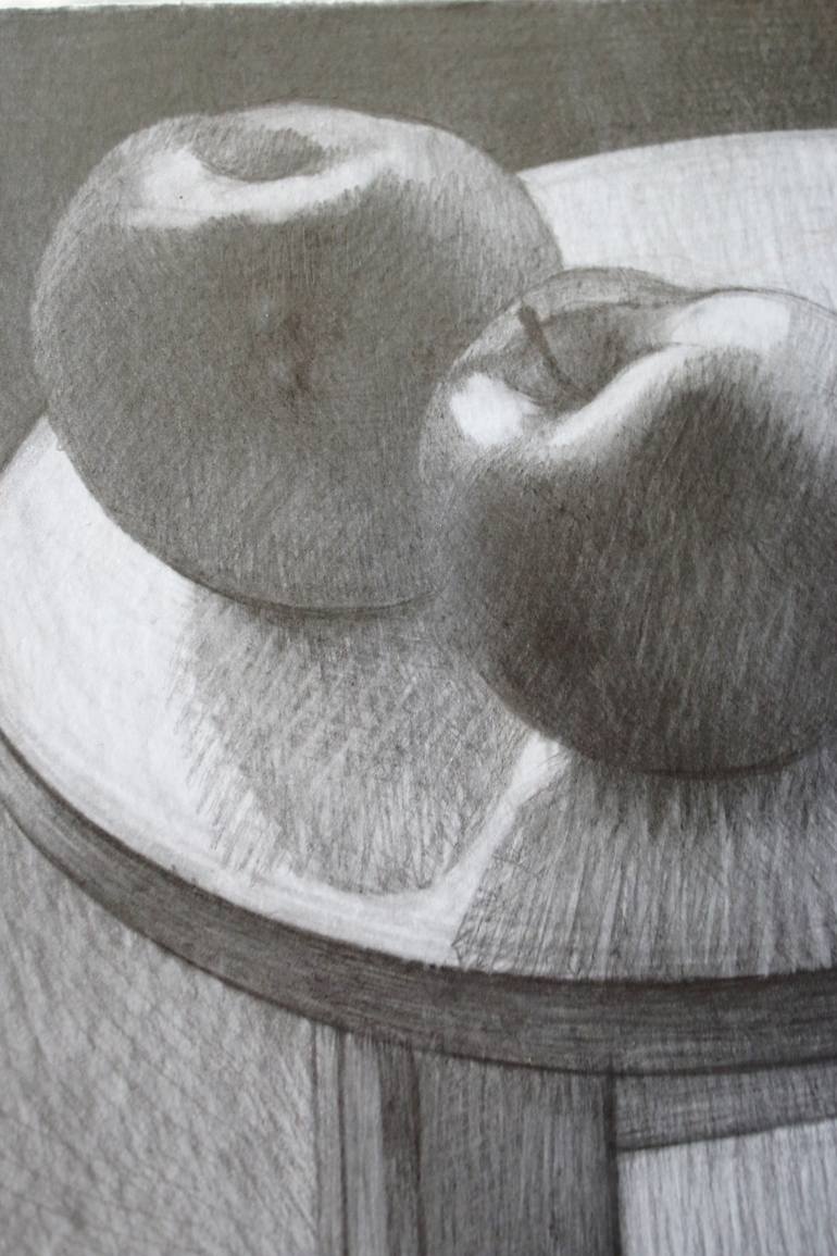 Original Still Life Drawing by Prisac Nicolae