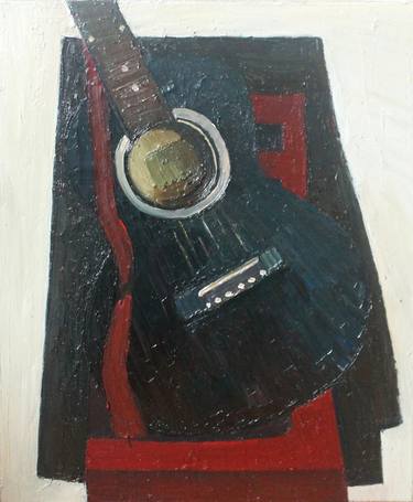 Original Abstract Expressionism Music Paintings by Prisac Nicolae