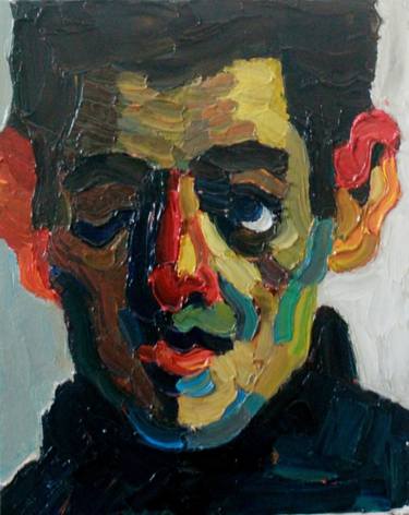 Original Abstract Portrait Paintings by Prisac Nicolae