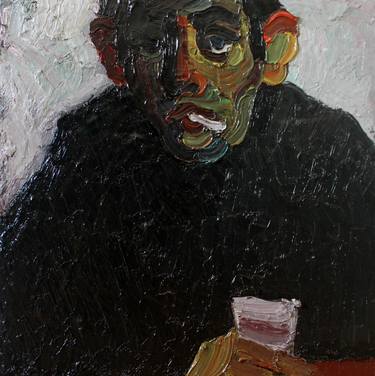 Original Abstract Portrait Paintings by Prisac Nicolae