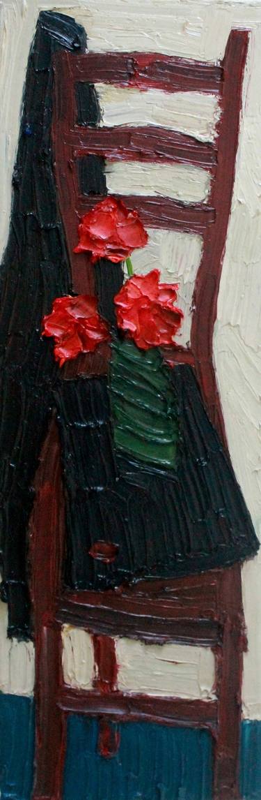 Still life with red flowers thumb