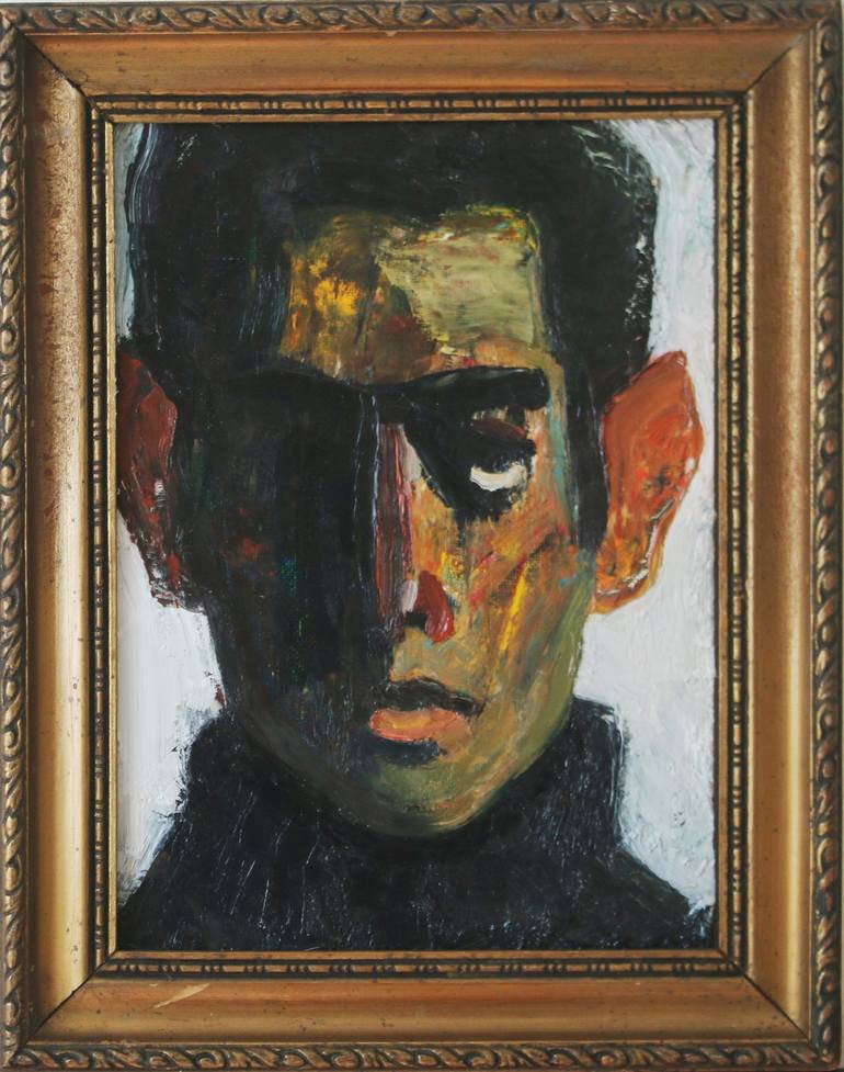 Original Portrait Painting by Prisac Nicolae