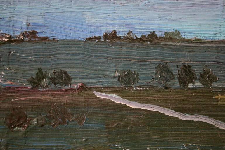 Original Impressionism Landscape Painting by Prisac Nicolae