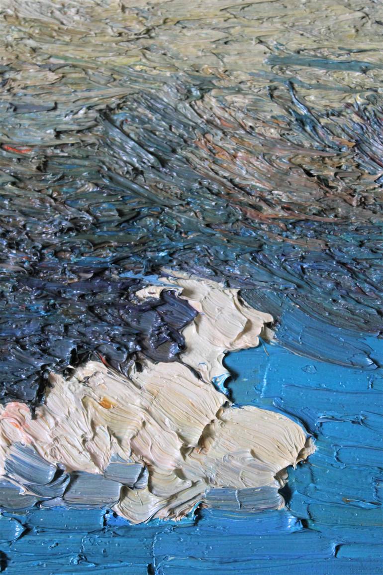 Original Impressionism Nature Painting by Prisac Nicolae