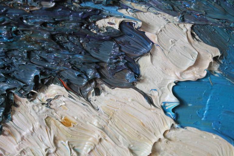 Original Impressionism Nature Painting by Prisac Nicolae