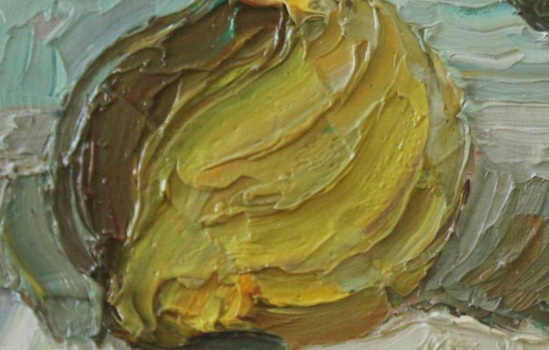 Original Abstract Expressionism Still Life Painting by Prisac Nicolae