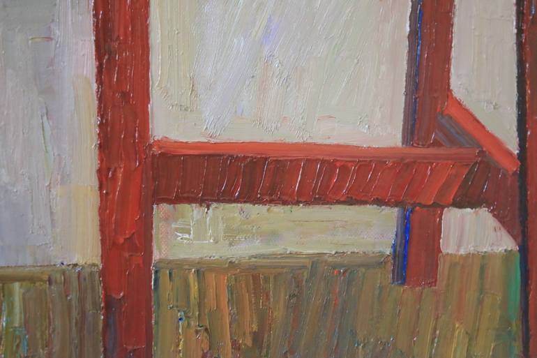 Original Impressionism Interiors Painting by Prisac Nicolae