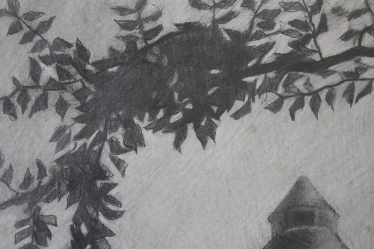 Original Figurative Architecture Drawing by Prisac Nicolae