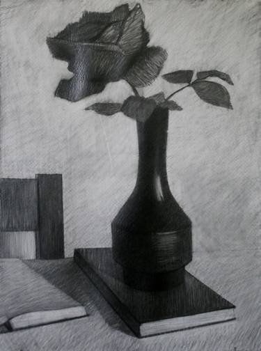 Still life with rose thumb
