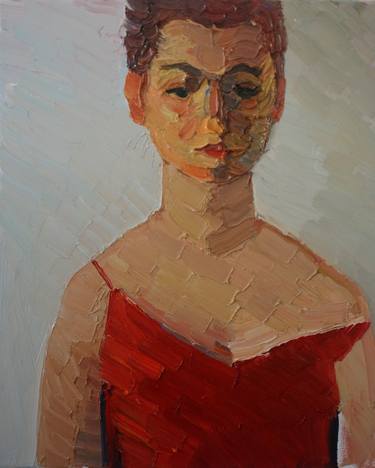 Original Impressionism Portrait Paintings by Prisac Nicolae