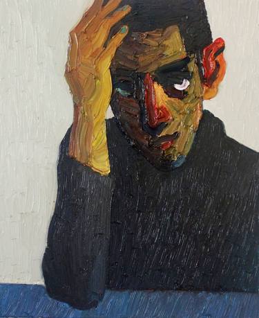 Original Impressionism Portrait Paintings by Prisac Nicolae