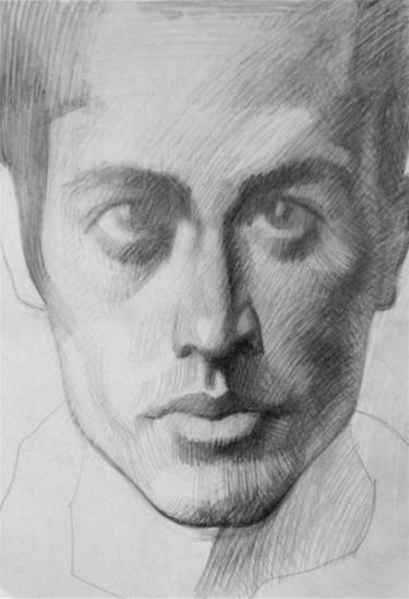 Original Expressionism Portrait Drawings by Prisac Nicolae