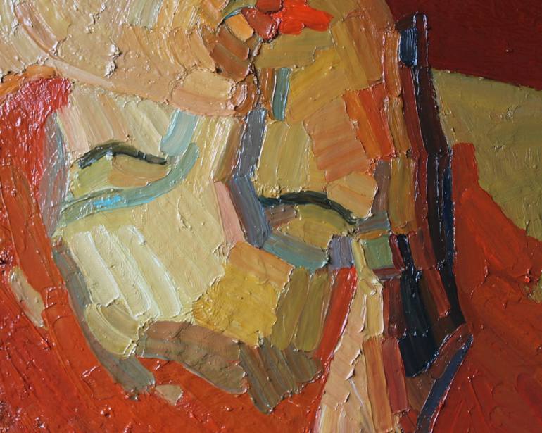 Original Impressionism Love Painting by Prisac Nicolae