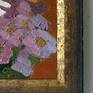 Impasto oil painting on canvas.
Antique wooden frame.
