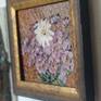 Impasto oil painting on canvas.
Antique wooden frame.