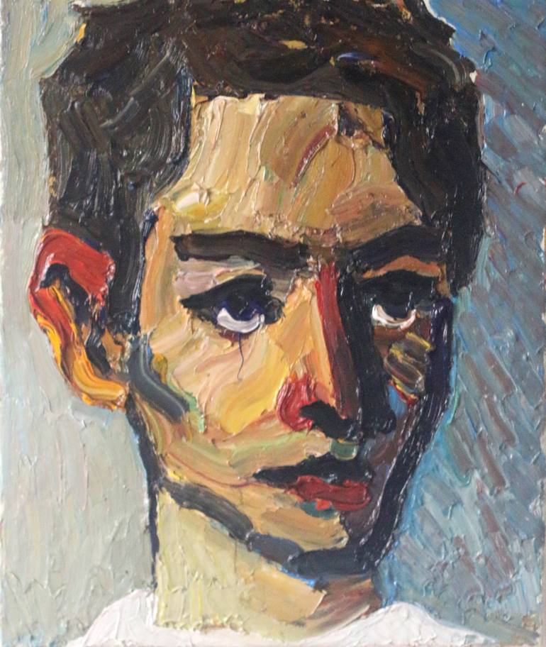 Portrait 8 Painting by Prisac Nicolae | Saatchi Art