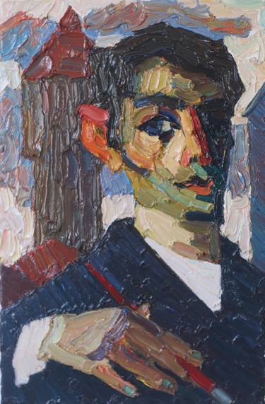 Original Impressionism Portrait Paintings by Prisac Nicolae