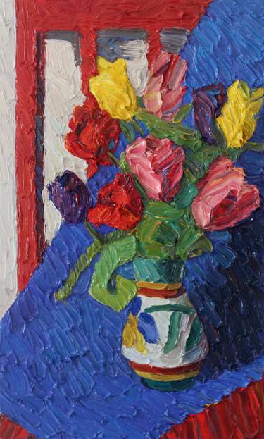 Original Floral Paintings by Prisac Nicolae