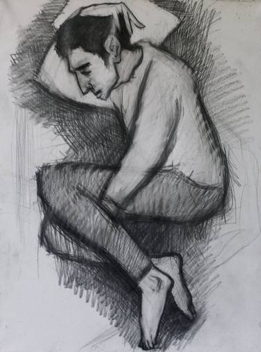 Original Expressionism People Drawings by Prisac Nicolae