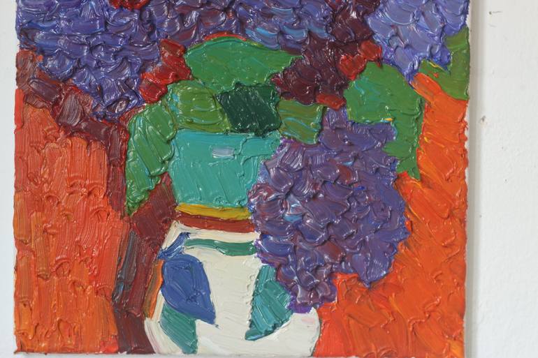 Original Floral Painting by Prisac Nicolae