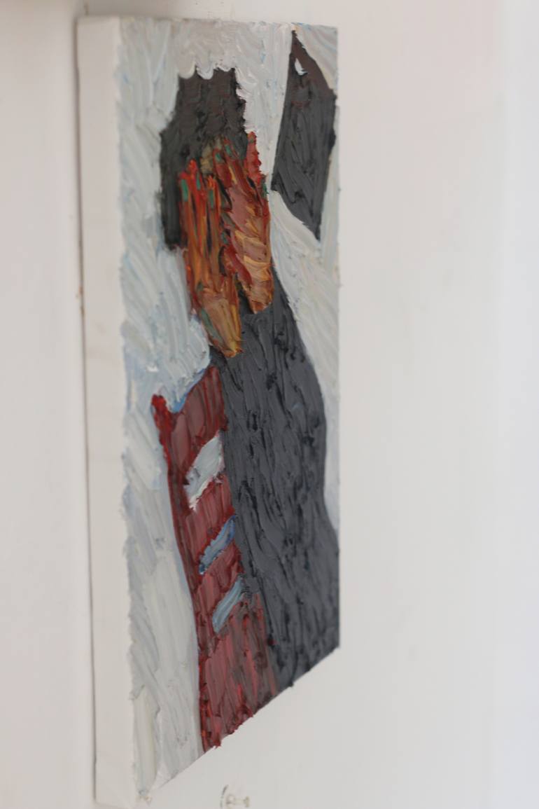 Original Expressionism People Painting by Prisac Nicolae