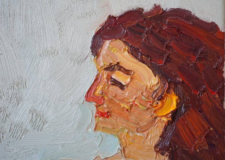 Original Expressionism Nude Painting by Prisac Nicolae