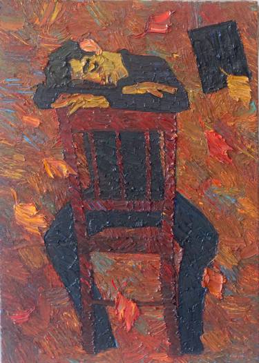 Man on red chair 2 thumb