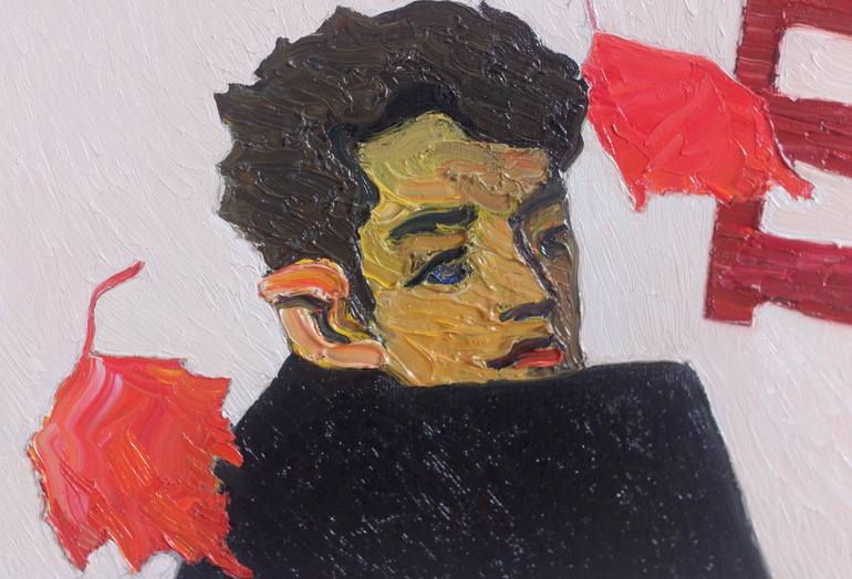 Original Expressionism People Painting by Prisac Nicolae