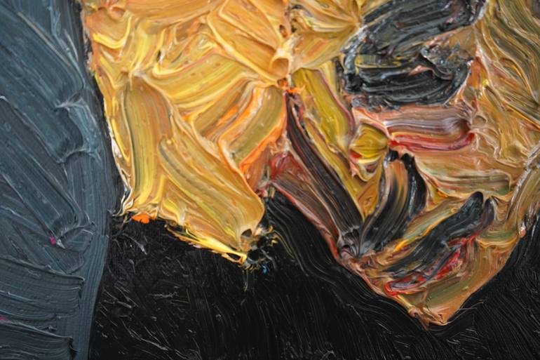 Original Expressionism People Painting by Prisac Nicolae