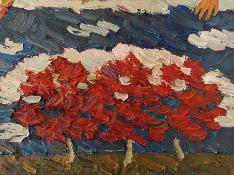 Original Impressionism Landscape Painting by Prisac Nicolae