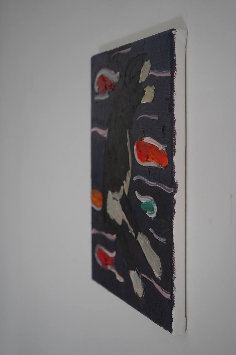 Original Expressionism Cats Painting by Prisac Nicolae