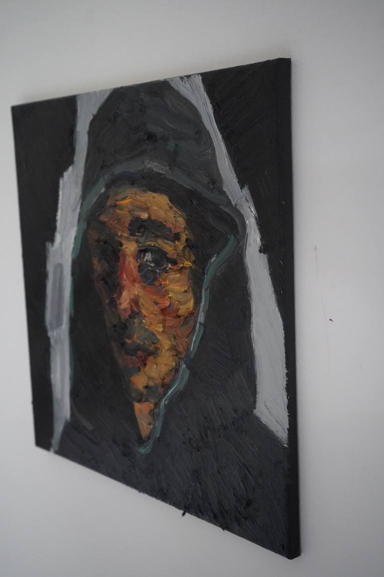 Original Expressionism People Painting by Prisac Nicolae