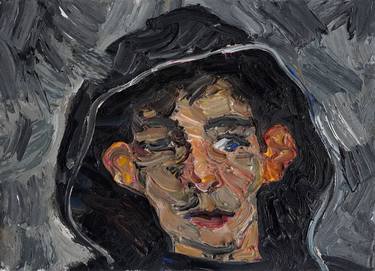 Portrait with black hood thumb