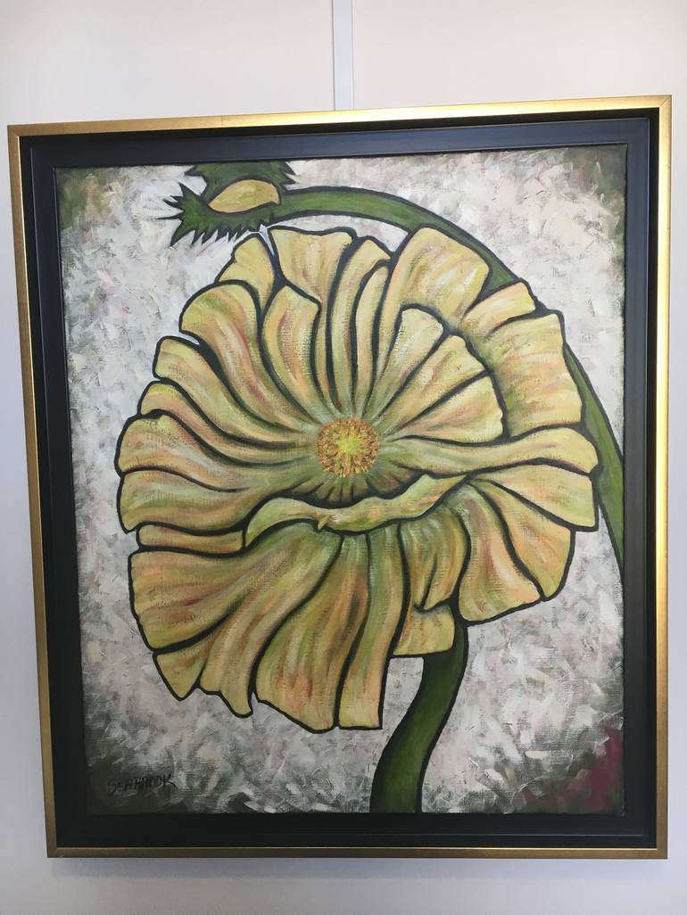 Original Fine Art Floral Painting by Robert Seabrook