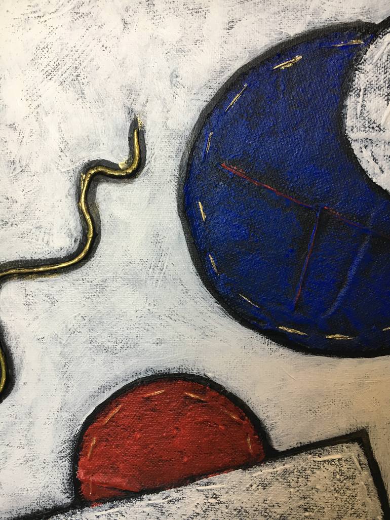 Original Abstract Geometric Painting by Robert Seabrook