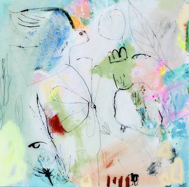 Original Abstract Mixed Media by Amber Penney