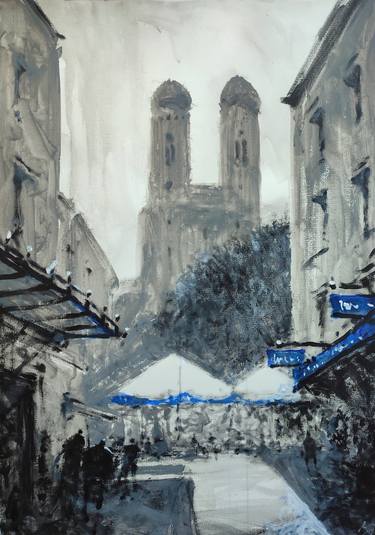 Print of Cities Paintings by Yurii Andreichyn