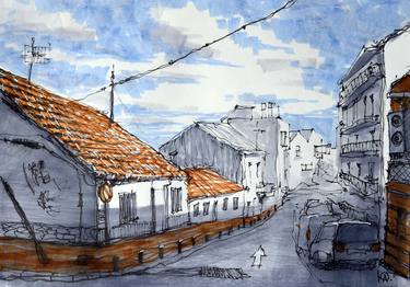 Original Cities Drawings by Yurii Andreichyn