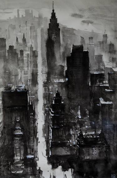 Print of Cities Paintings by Yurii Andreichyn