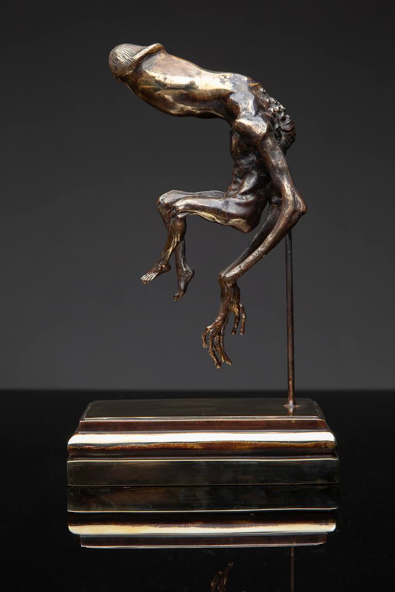 Original Figurative Erotic Sculpture by Payam Ghorbani