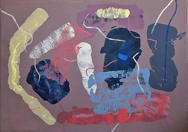 Original Abstract Expressionism Abstract Painting by Mohsen Modiri