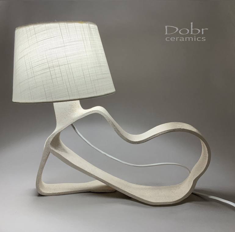 Ceramic lamp- sculpture 2 - Print
