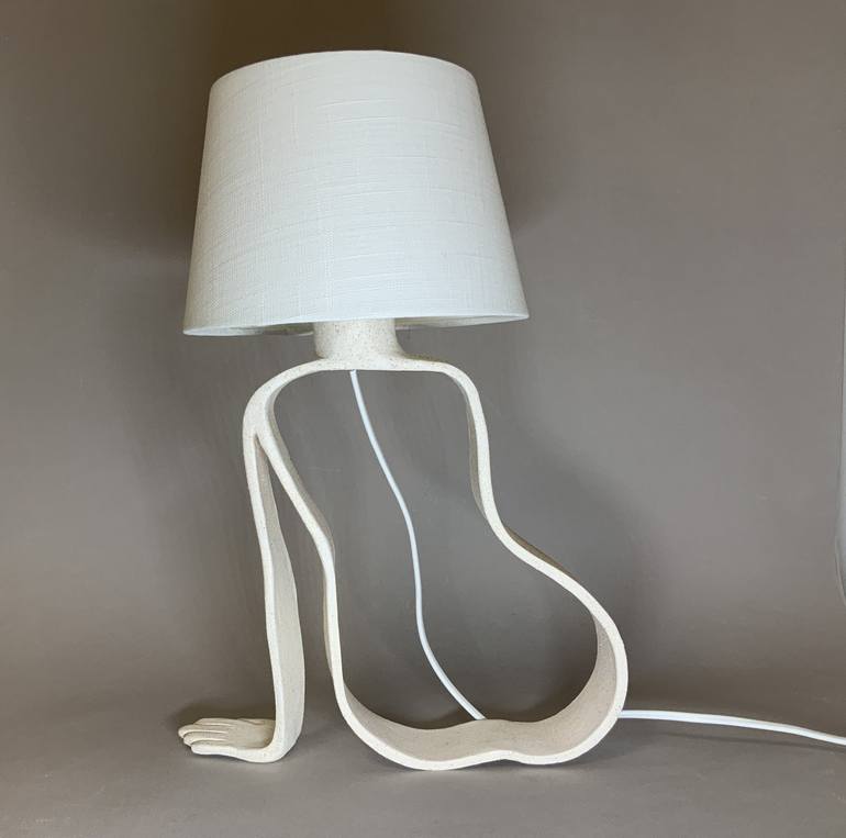 Ceramic lamp- sculpture - Print