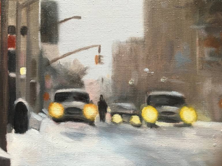 Original Figurative Cities Painting by Alison Chambers