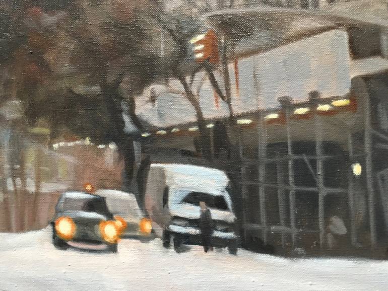 Original Figurative Cities Painting by Alison Chambers