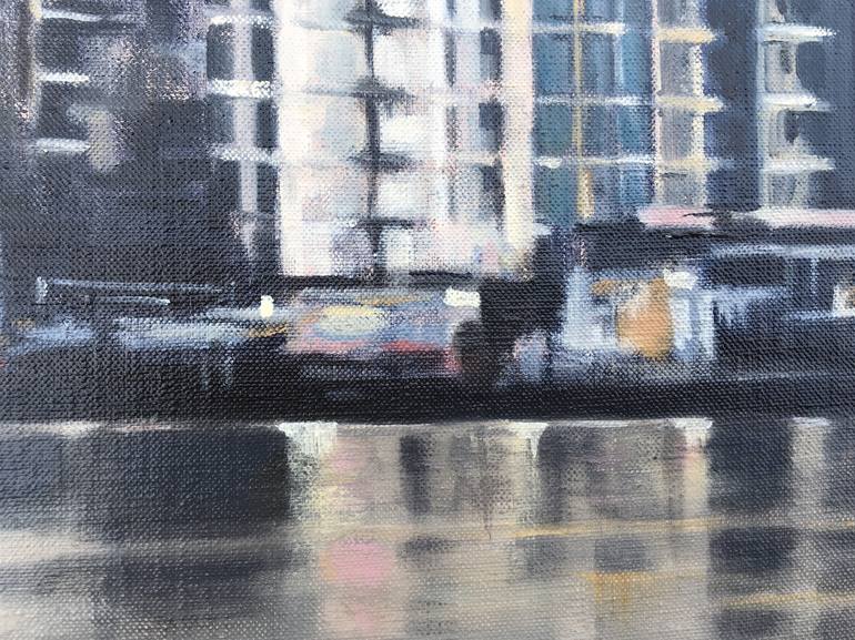 Original Figurative Cities Painting by Alison Chambers